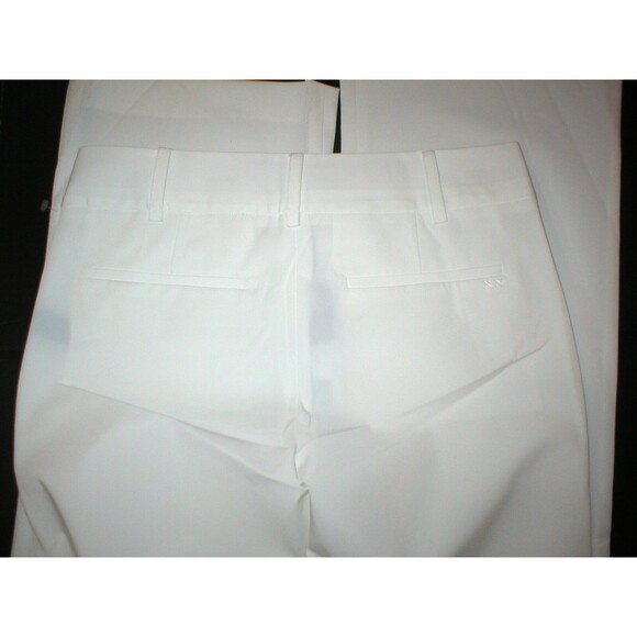New Womens 6 Elizabeth and James Office Slacks Pants Tall White Trouser Designer - Picture 2 of 5